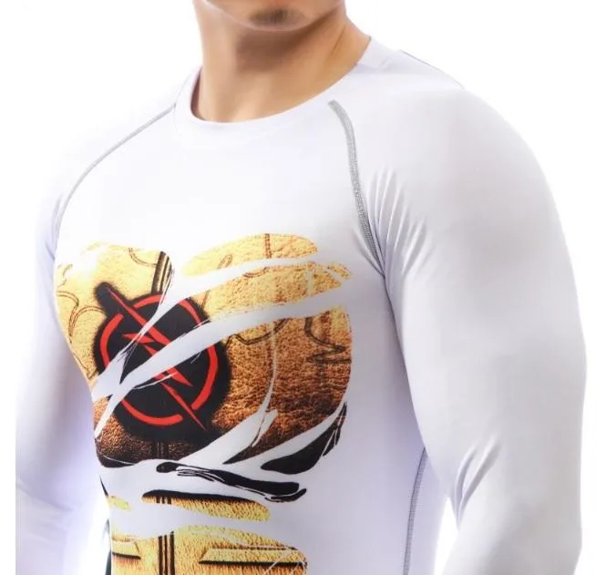 The Flash Reverse "Hero Revealed" Long Sleeve Compression Rash Guard