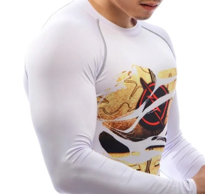 The Flash Reverse "Hero Revealed" Long Sleeve Compression Rash Guard