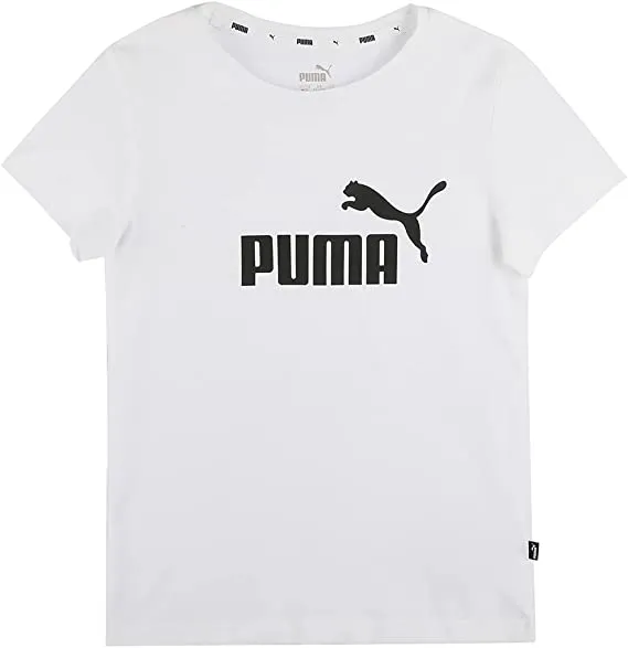 Puma ESS Logo boy's short sleeve t-shirt 586960 02 white