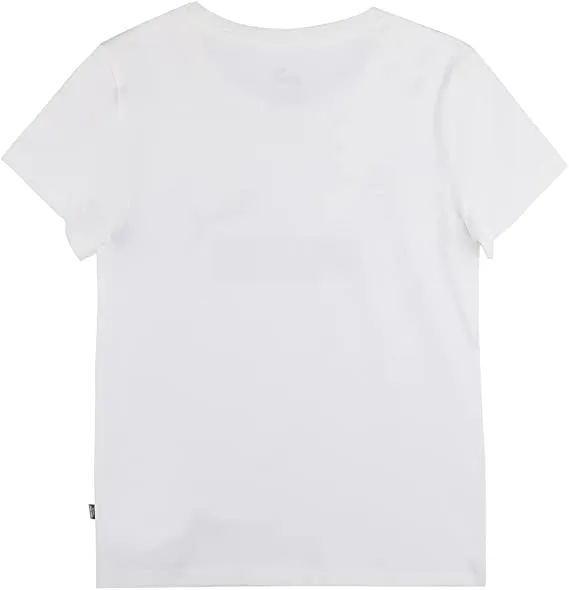 Puma ESS Logo boy's short sleeve t-shirt 586960 02 white