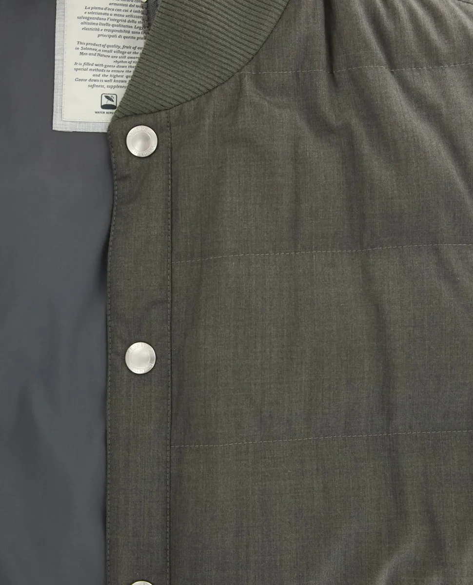 Brunello Cucinelli Green Water Repellent Vest