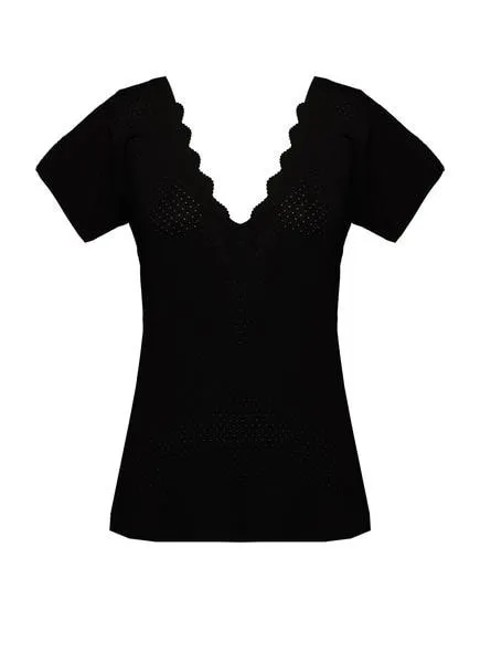 Track & Bliss The V Neck Black