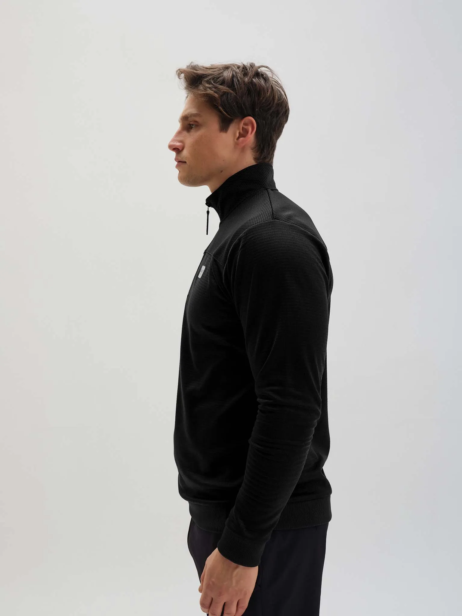 Active-tech Zip Neck Top