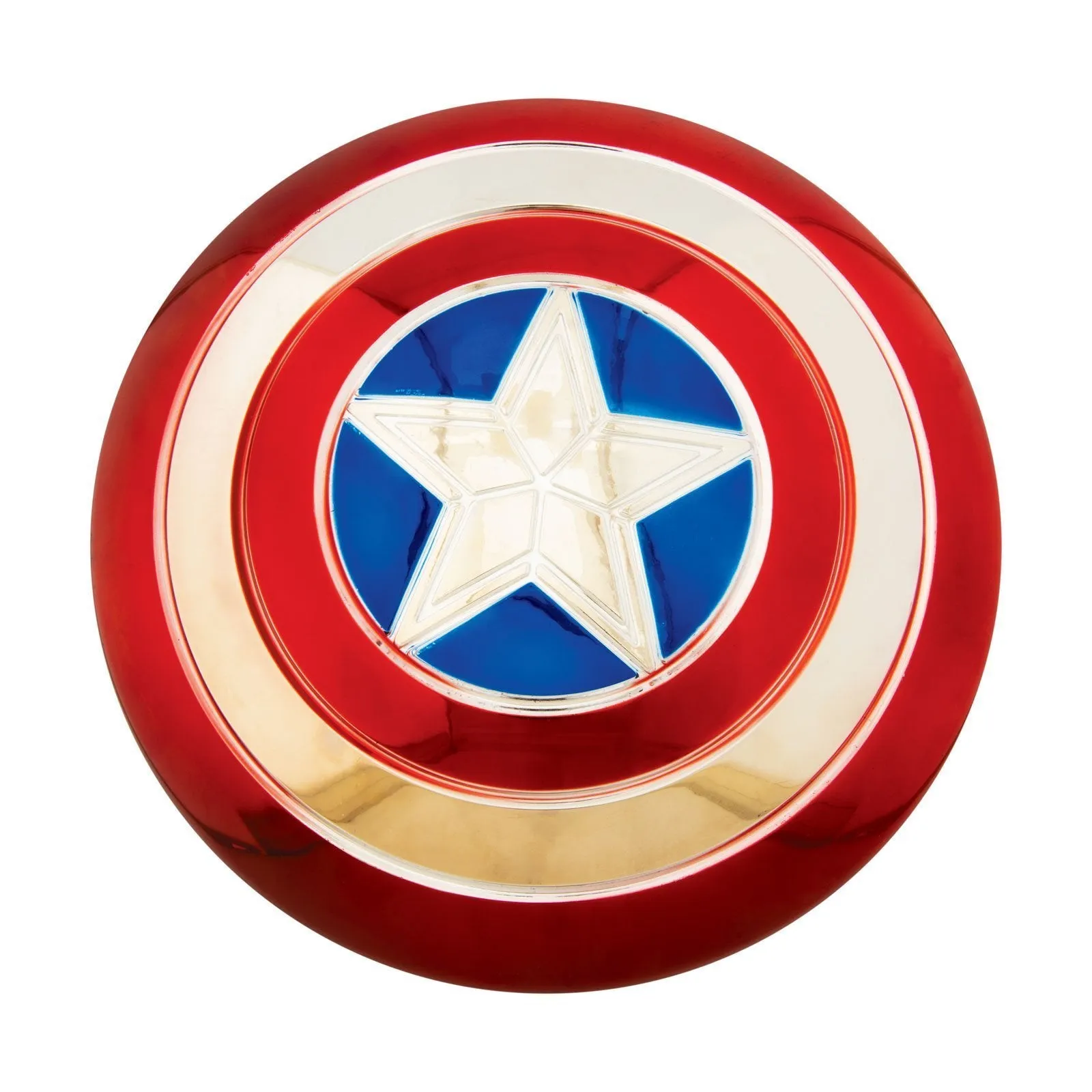 Captain America Electroplated Metallic Shield - Marvel Avengers