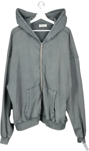 Vanquish Grey Oversize Full Zip Hoodie UK XL