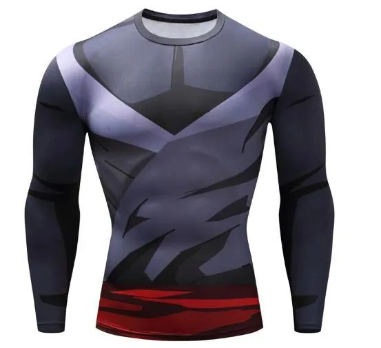 Gohan Super Saiyan Gi Dragon Ball Z Long Sleeve Compression Rash Guard