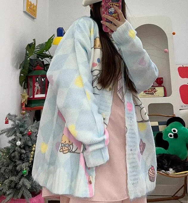 Lovely Anime Oversize Sweater Coat PN6461