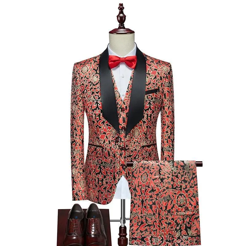 Giovanni Wild Three Piece Tuxedo Suit