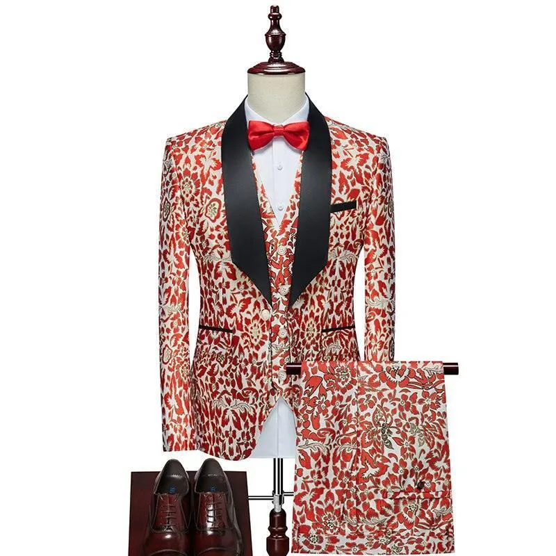 Giovanni Wild Three Piece Tuxedo Suit