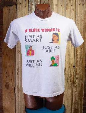 Vintage Zanier African-American Women Empowerment Graphic T-Shirt L