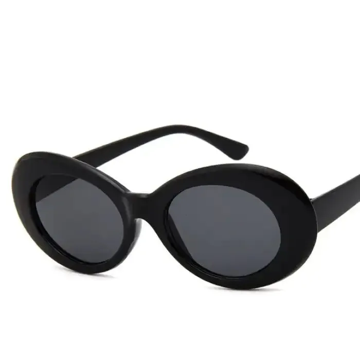 Vintage Cool: Kurt Cobain Retro Oval Sunglasses