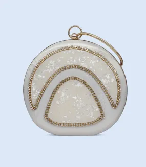 WB2497-PEARL-Women Snazzy Clutch