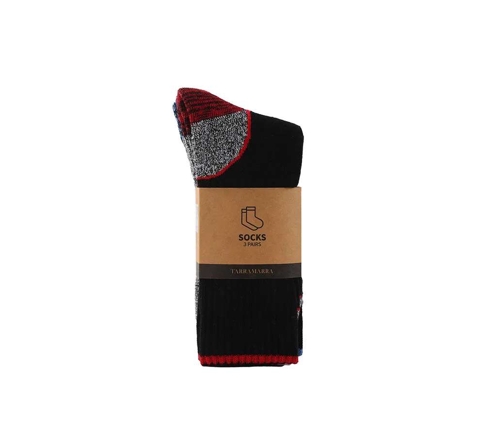 TARRAMARRA Connor Unisex Socks Three Paris Pack