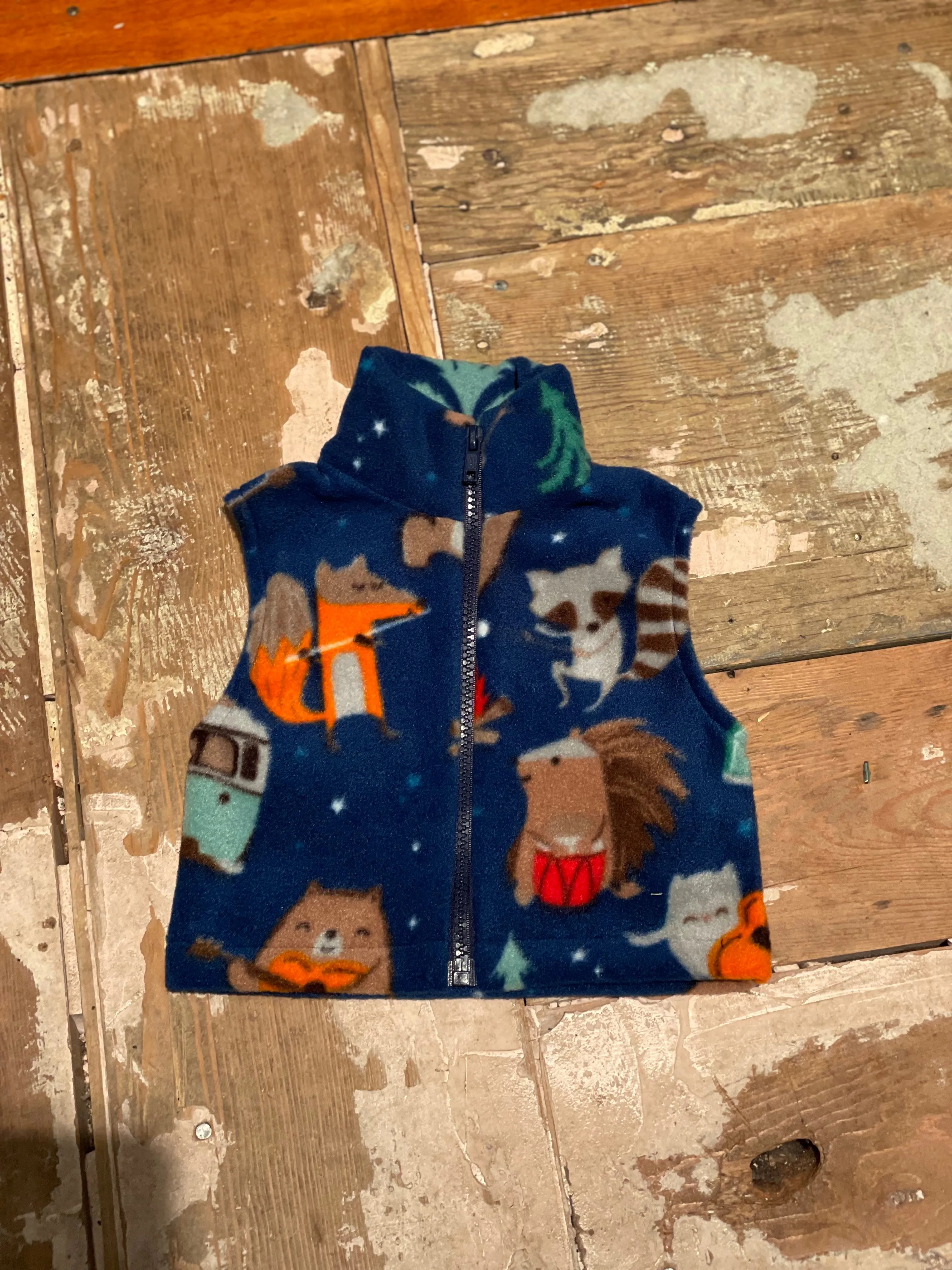 Wolfe Fleece Baby Vest 0-6 Months