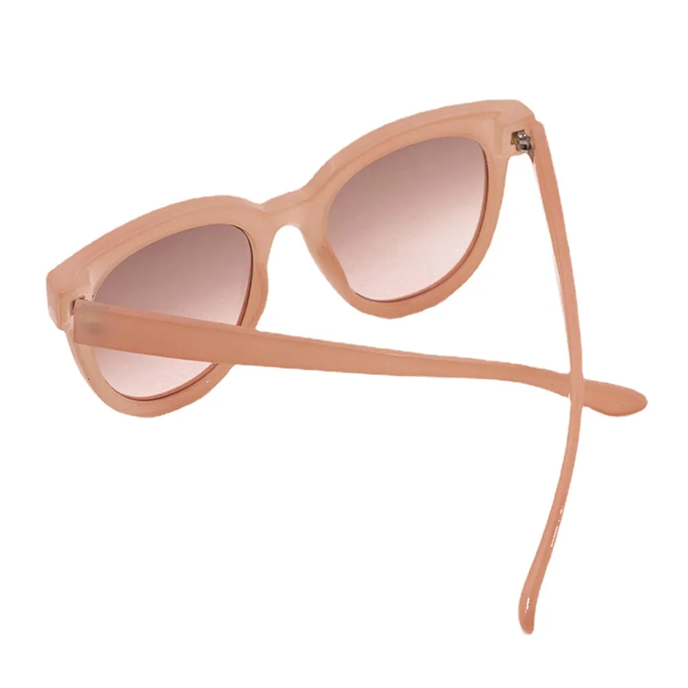 Women Vintage Classical Full Frame Round Shape Summer UV Protection Sunglasses