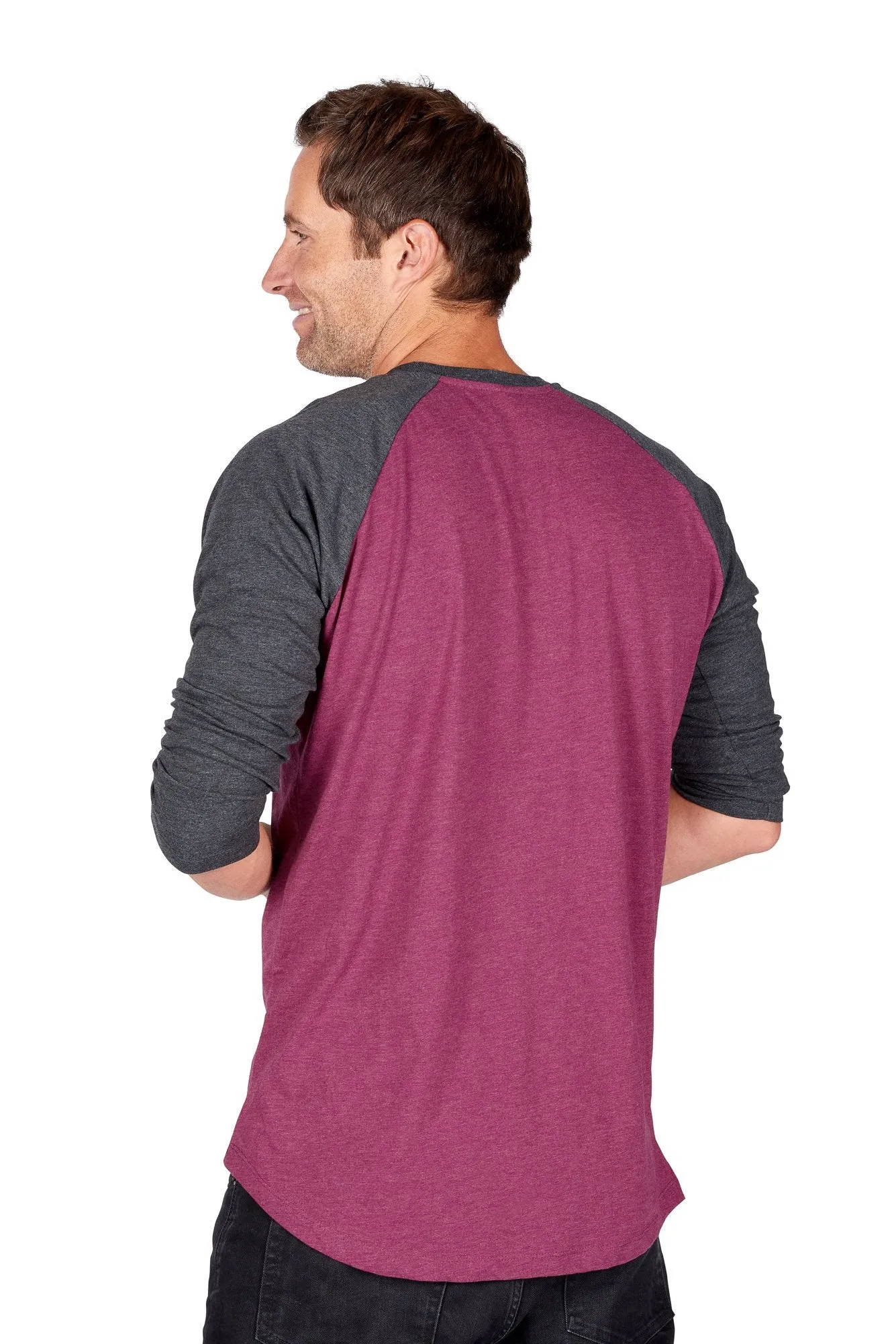 Men's Baseball Runr T-Shirts - Plum