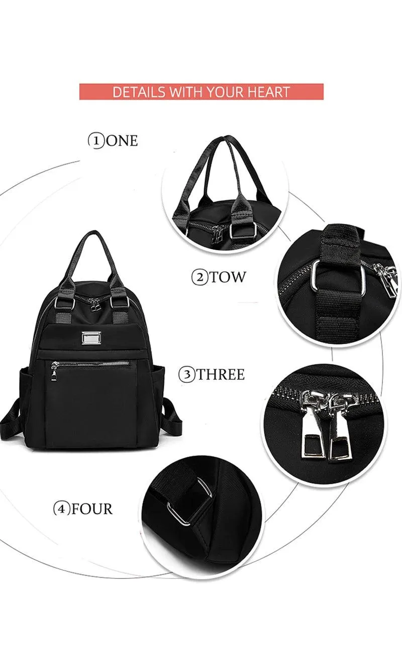 FX255 Leather Fashion Portable Travel Cool Backpack