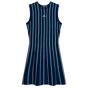 Womens Kijana Nylon Knitted Dress Estate Blue - SS24