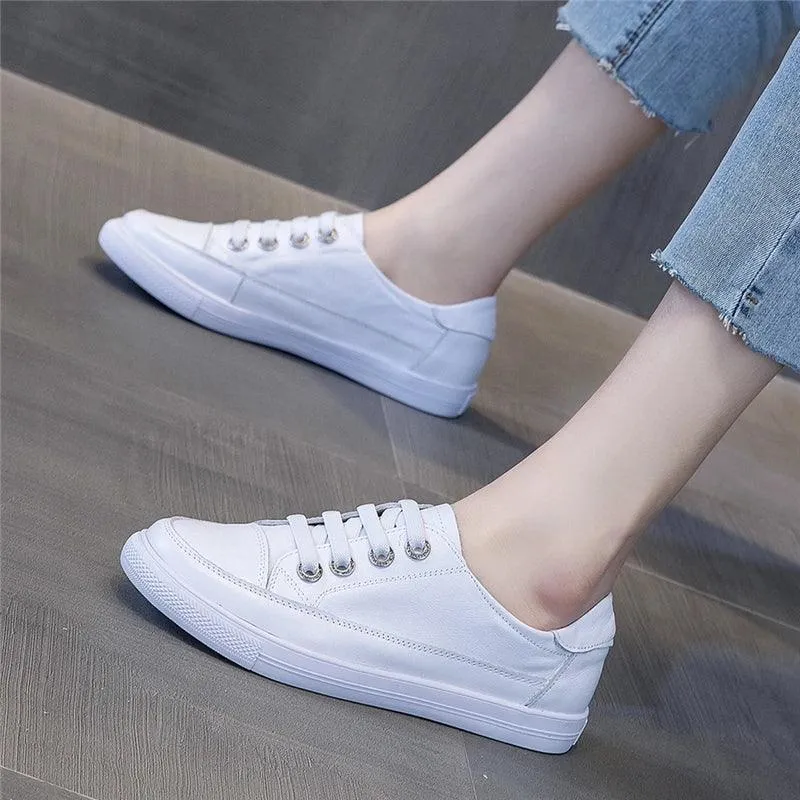 LH270 Women's Casual Shoes - Classic White Sneakers